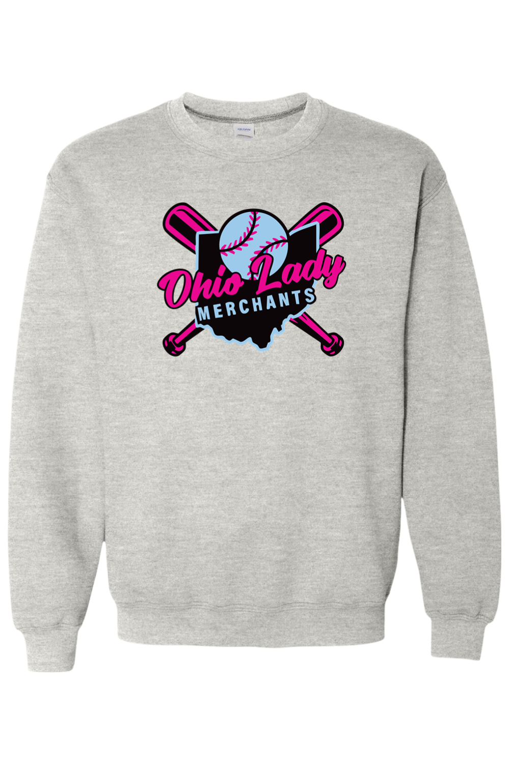 Ohio Lady Merchants Heavy Blend Crewneck Sweatshirt