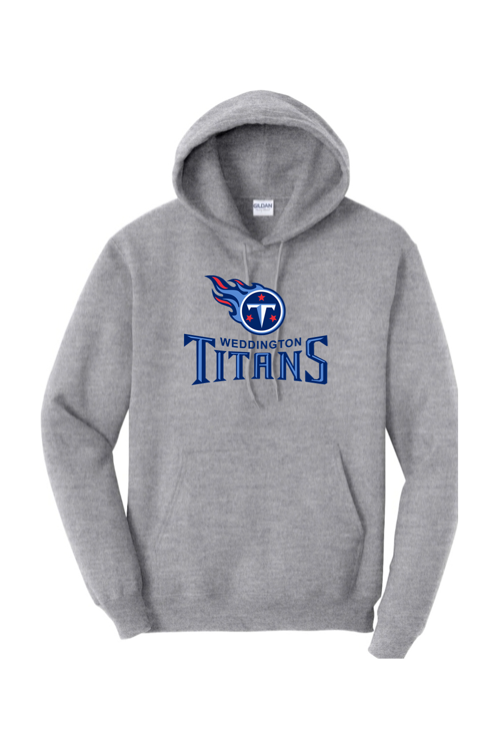 Weddington Titans Football DTF Heavy Blend Hooded Sweatshirt