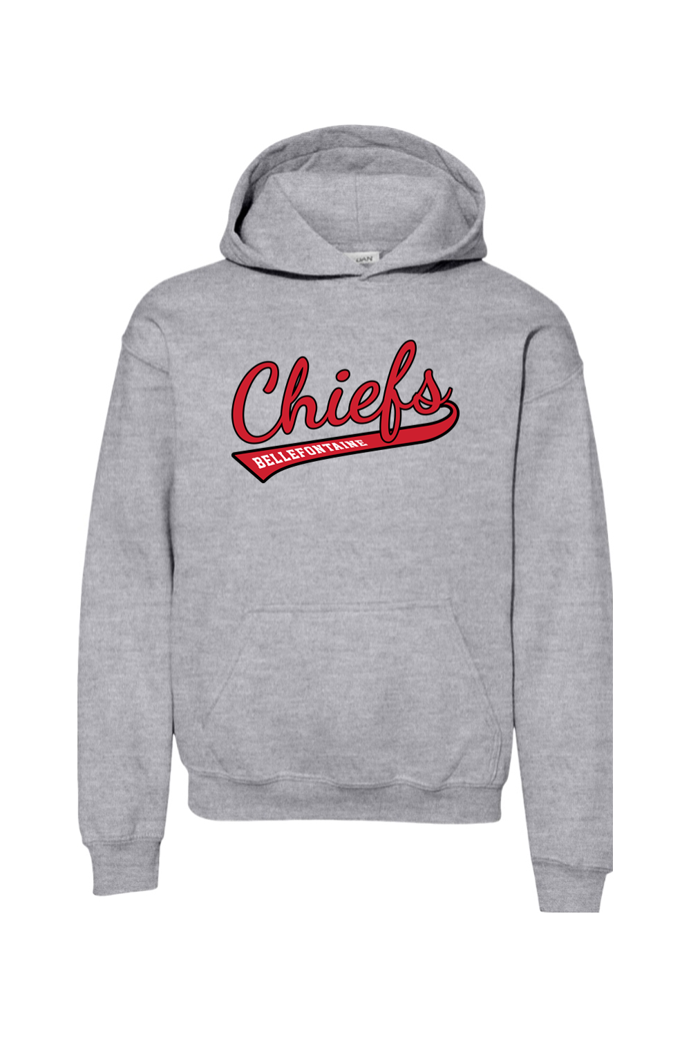 Bellefontaine Chiefs Youth Heavy Blend Hooded Sweatshirt