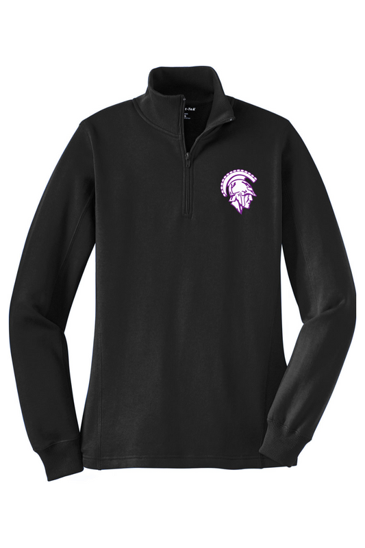 Spartans Football DTF Ladies 1/4-Zip Sweatshirt