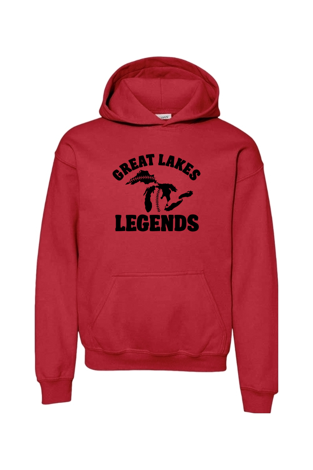 Great Lakes Legends Youth Heavy Blend Hooded Sweatshirt