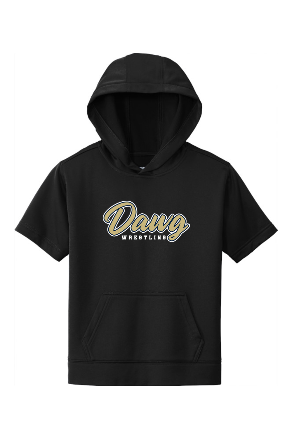Otsego Middle School Wrestling DTF Youth Sport-Wick Fleece Short Sleeve Hooded Pullover