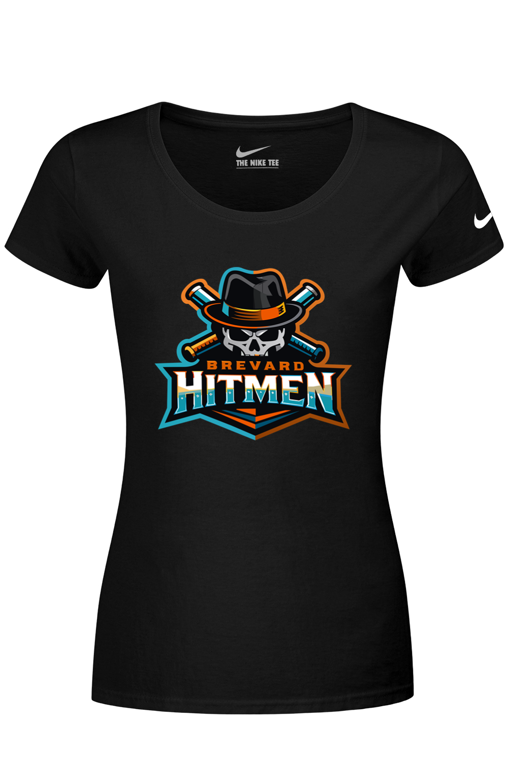 Brevard Hitmen DTF Nike Ladies Dri-FIT Cotton/Poly Scoop Neck Tee
