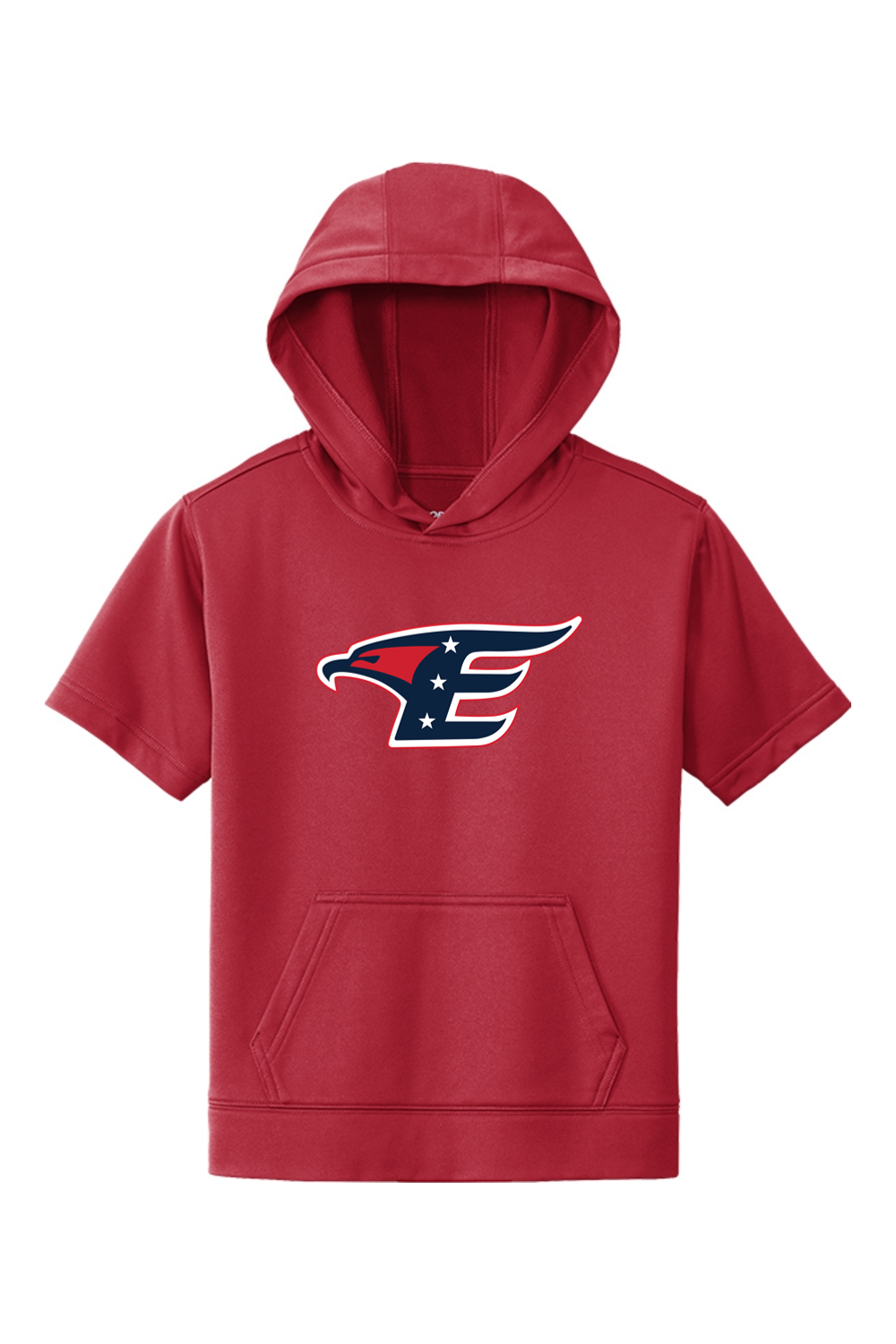 Watervliet Eagles Baseball DTF Youth Fleece Short Sleeve Hooded Pullover