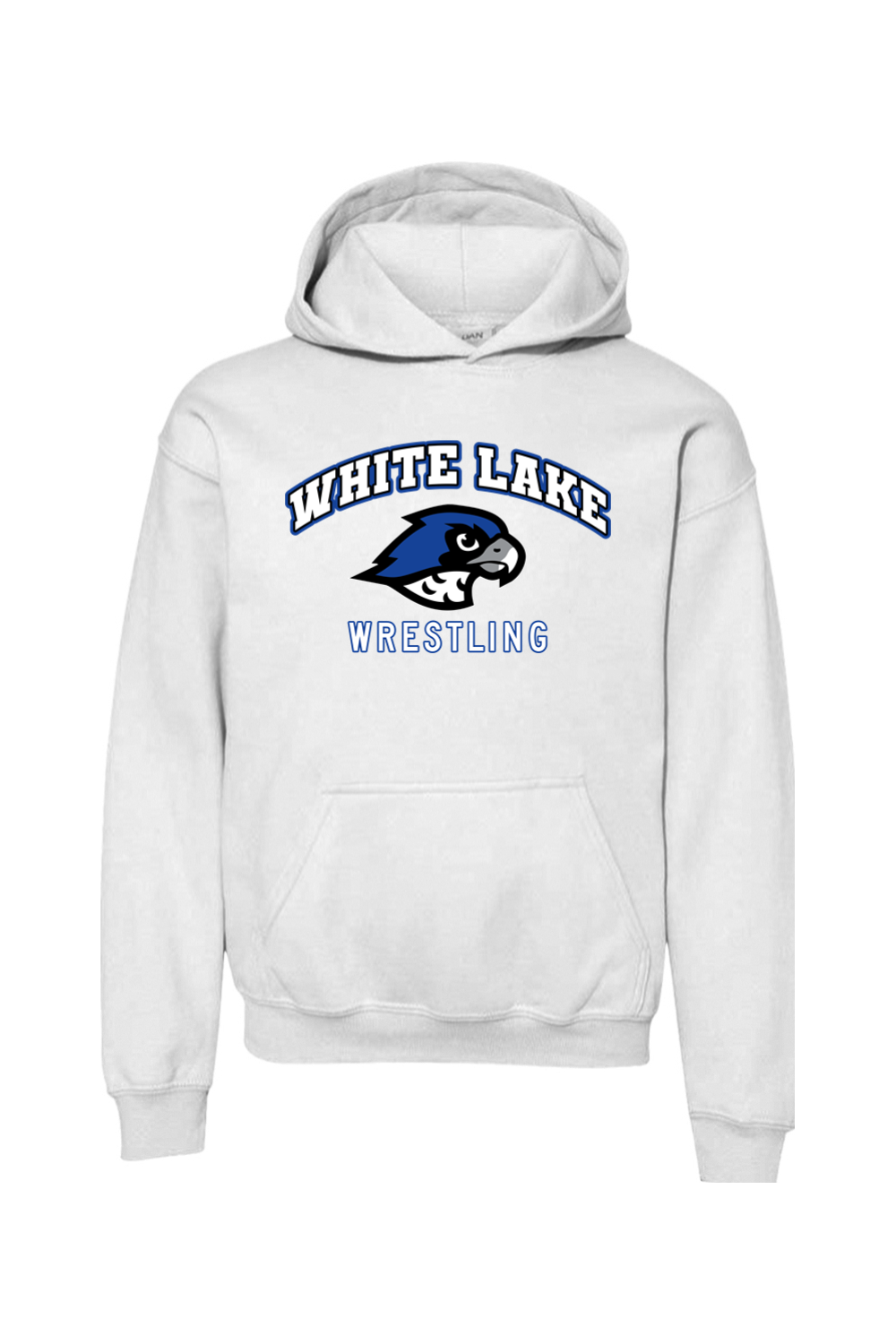 White Lake MS Wrestling DTF Youth Heavy Blend Hooded Sweatshirt