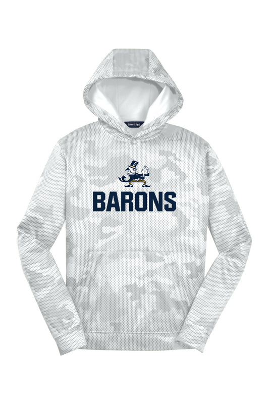 B-CC Wrestling DTF Youth CamoHex Fleece Hooded Pullover