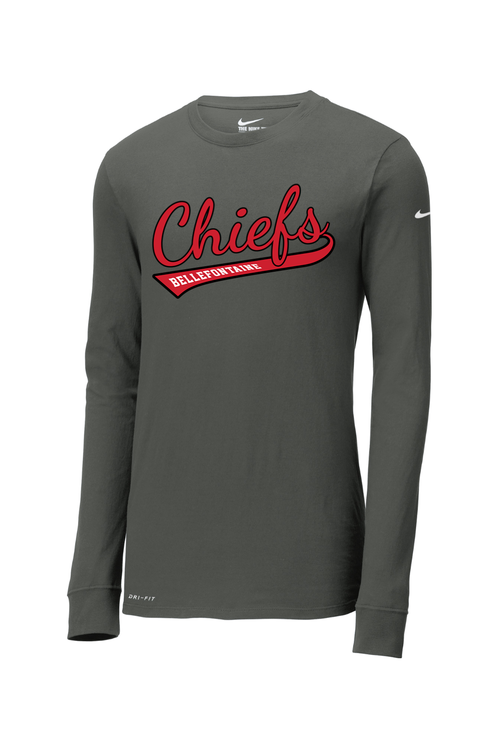Bellefontaine Chiefs Nike Dri-FIT Cotton/Poly Long Sleeve Tee