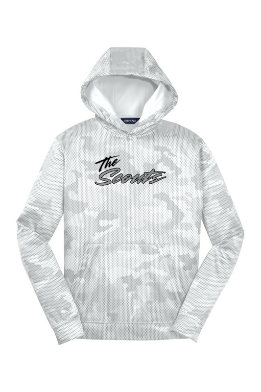 CF Scouts Baseball DTF Youth CamoHex Fleece Hooded Pullover