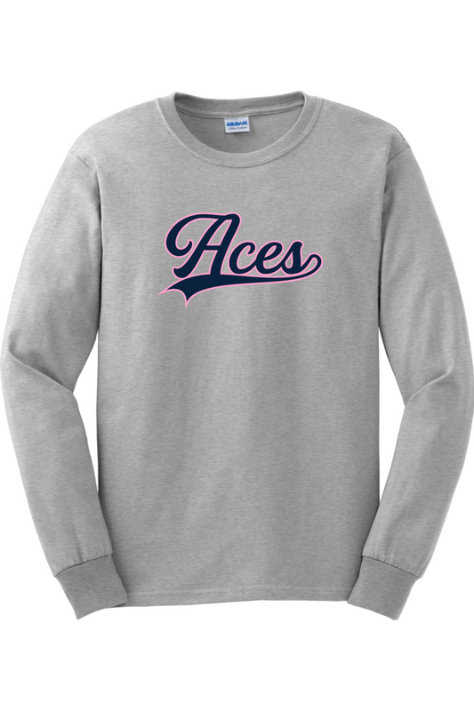 Aces Baseball Ultra Cotton Long Sleeve T-Shirt