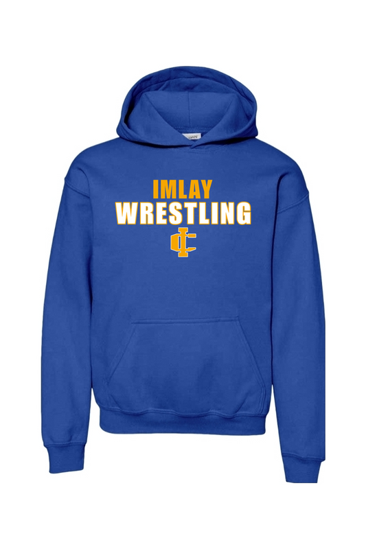 Imlay Wrestling DTF Youth Heavy Blend Hooded Sweatshirt