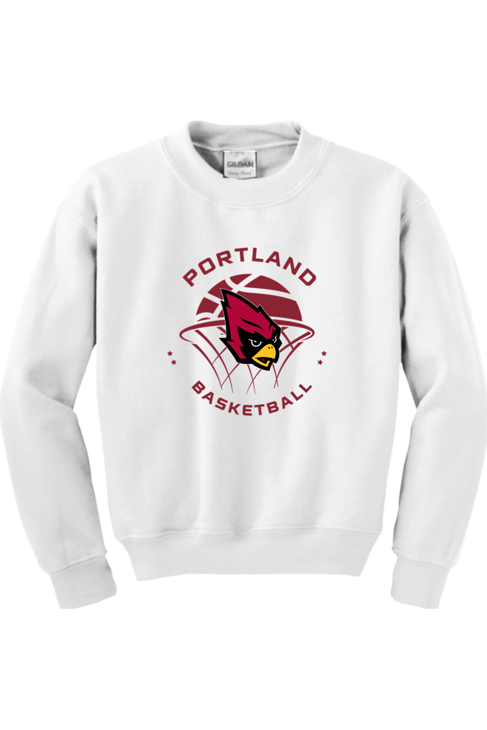 Portland Raider Basketball Youth Heavy Blend Crewneck Sweatshirt