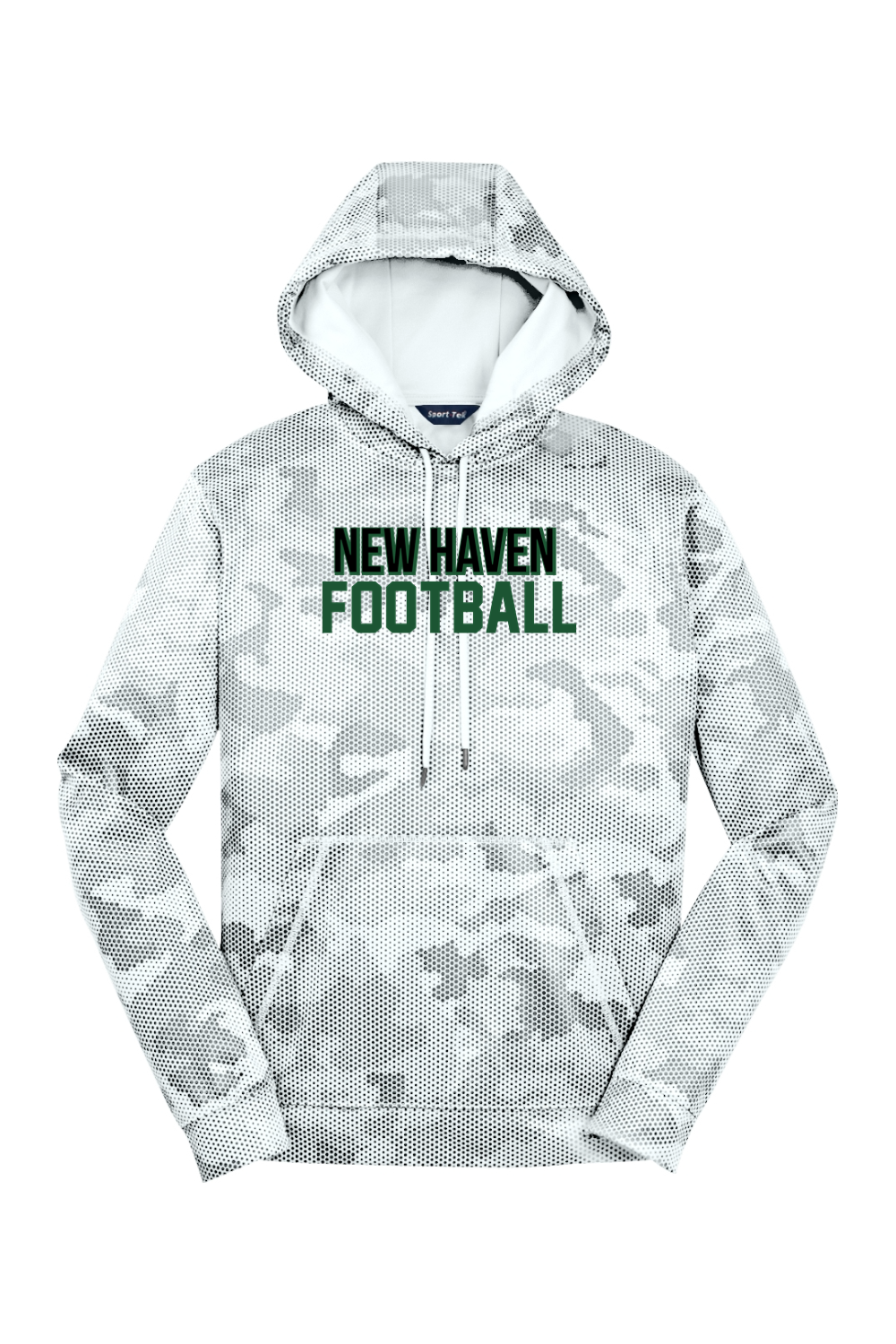 New Haven DTF Sport-Wick CamoHex Fleece Hooded Pullover