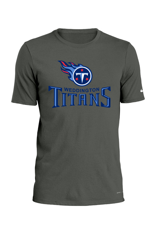 Weddington Titans Football DTF Nike Dri-FIT Cotton/Poly Tee