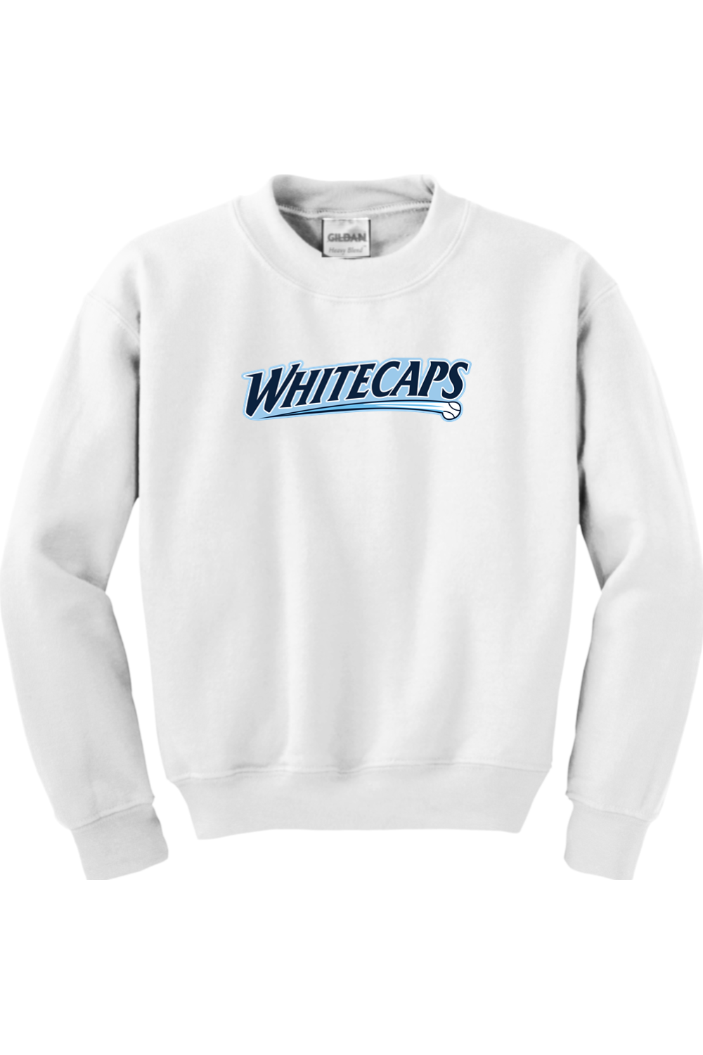 Whitecaps Baseball Youth Heavy Blend Crewneck Sweatshirt