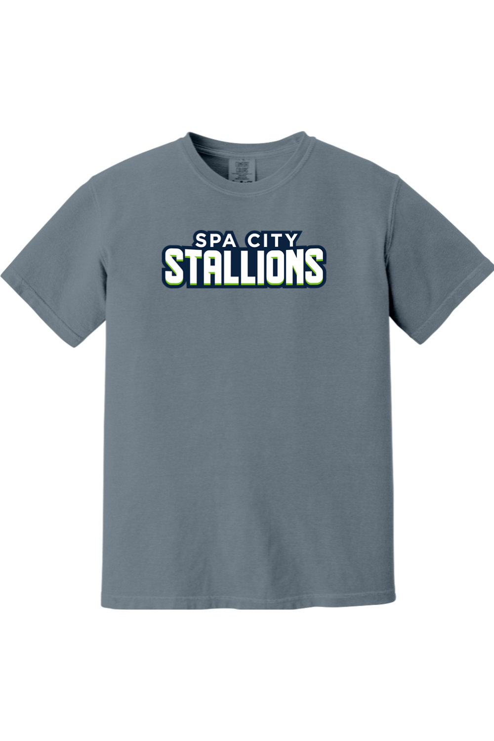 Spa City Stallions DTF Comfort Colors Ringspun Short Sleeve Shirt