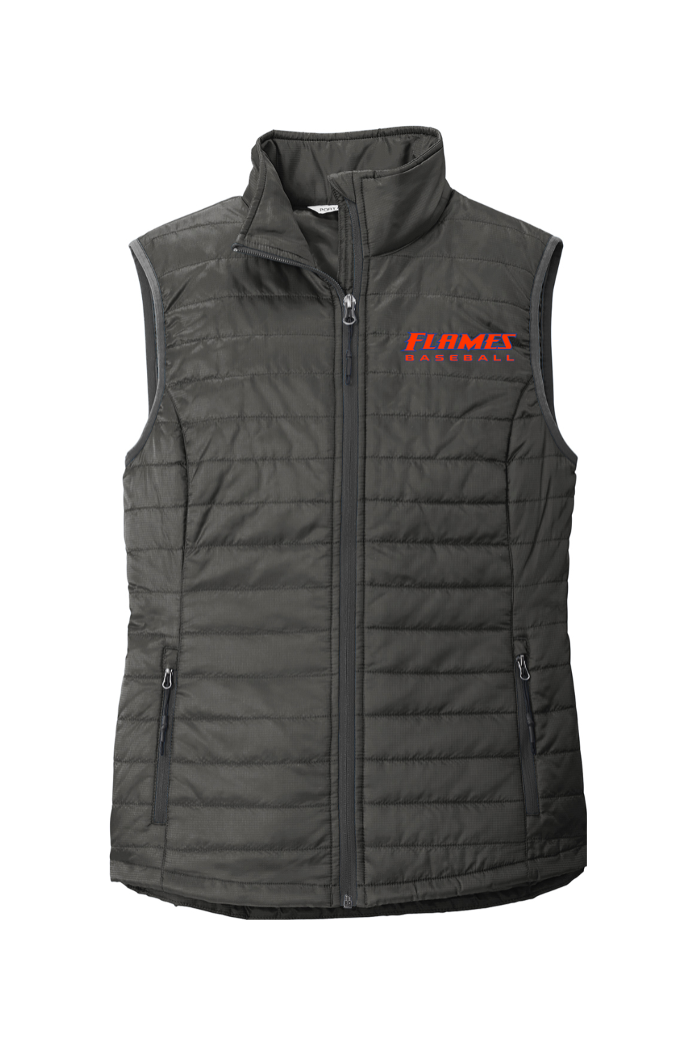 Flames MI Baseball DTF Port Authority Ladies Packable Puffy Vest