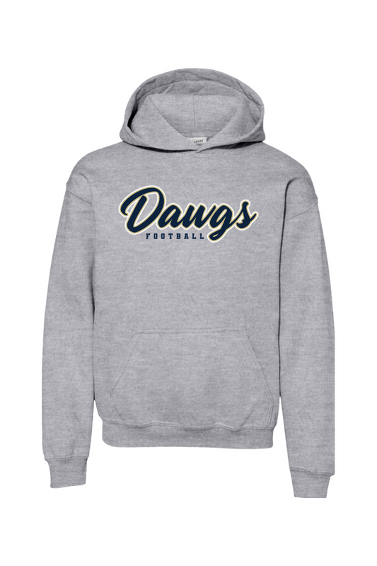 Otsego Football Navy Logo Youth Heavy Blend Hooded Sweatshirt