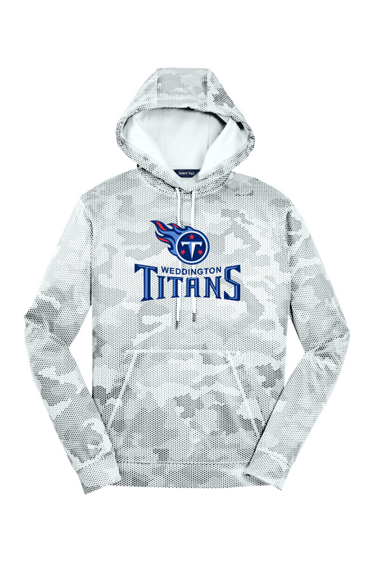 Weddington Titans Football DTF CamoHex Fleece Hooded Pullover