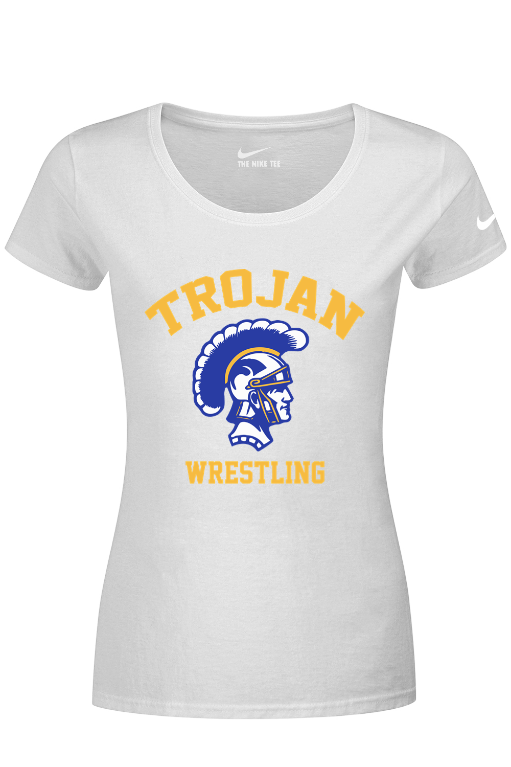 Adrian Madison Wrestling DTF Nike Ladies Dri-FIT Cotton/Poly Scoop Neck Tee