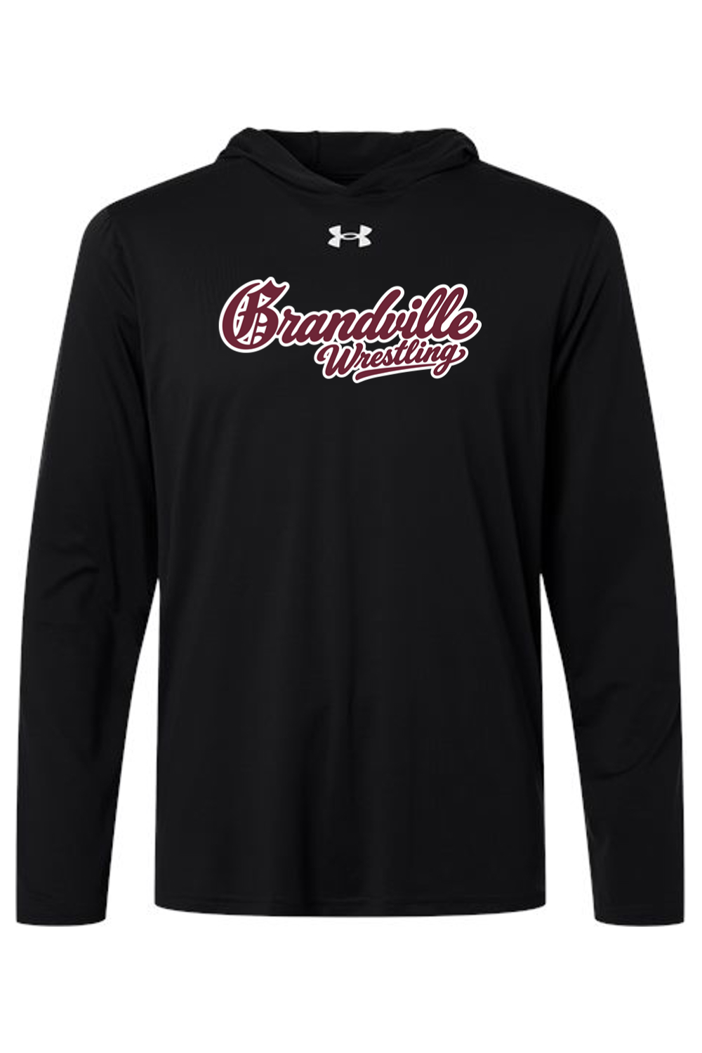 Grandville Wrestling DTF Under Armour Men's Team Vanish Hooded Long Sleeve T-Shirt