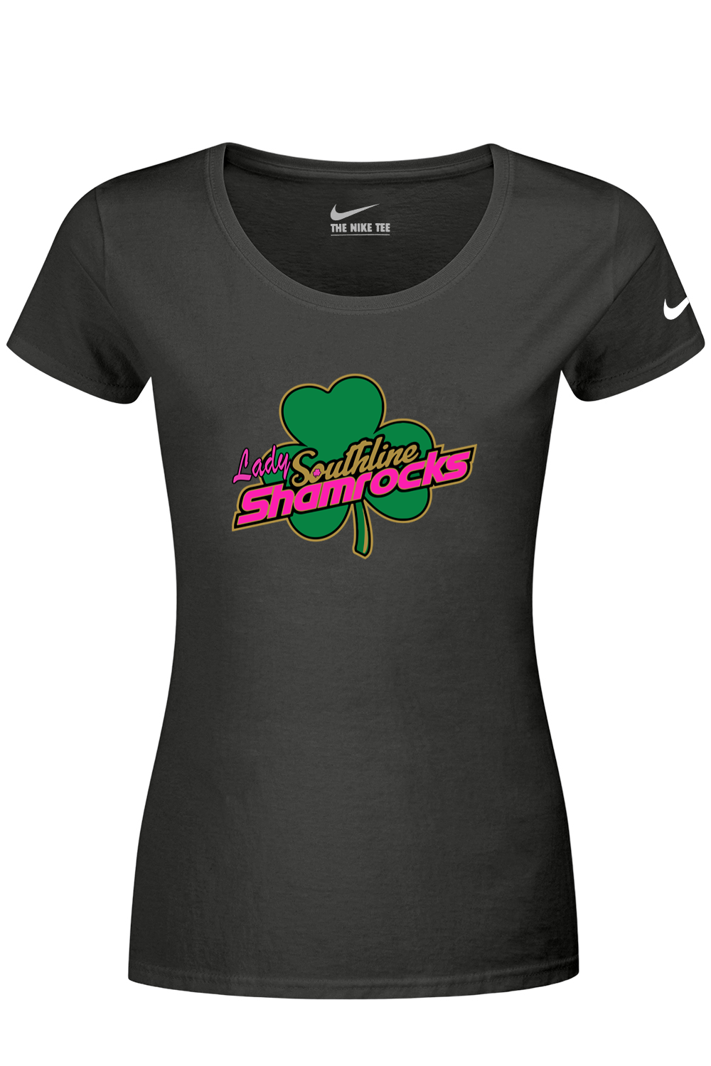 Shamrocks Softball Nike Ladies Dri-FIT Cotton/Poly Scoop Neck Tee