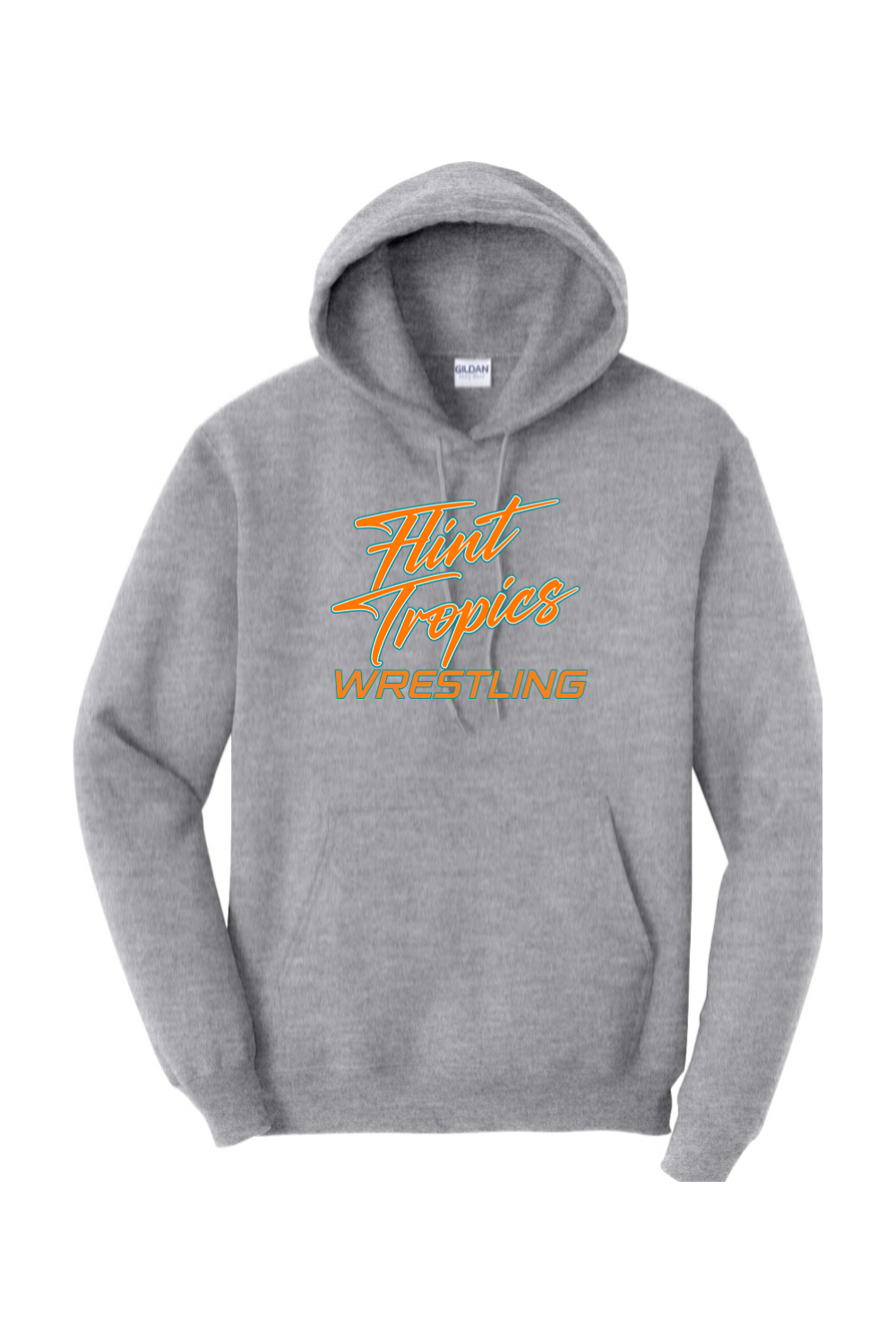 Flint Tropics Wrestling DTF Heavy Blend Hooded Sweatshirt