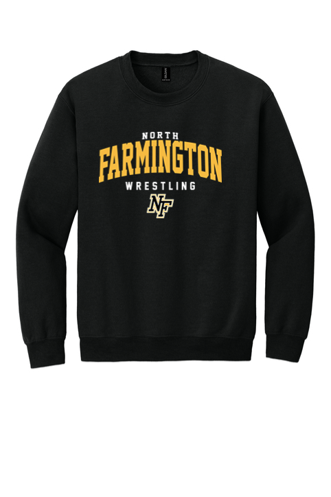 North Farmington Wrestling DTF Heavy Blend Crewneck Sweatshirt