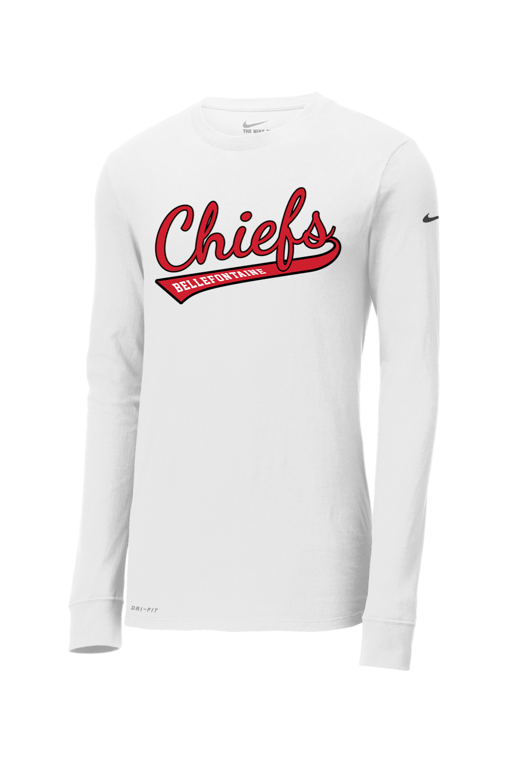 Bellefontaine Chiefs Nike Dri-FIT Cotton/Poly Long Sleeve Tee