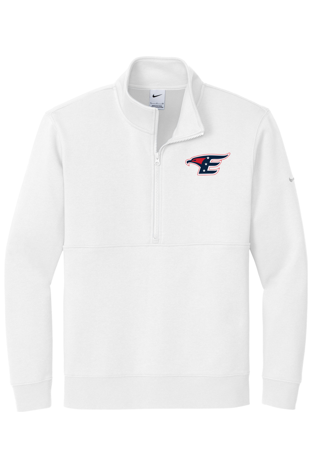 Watervliet Eagles Baseball DTF Nike Club Fleece Sleeve Swoosh 1/2-Zip
