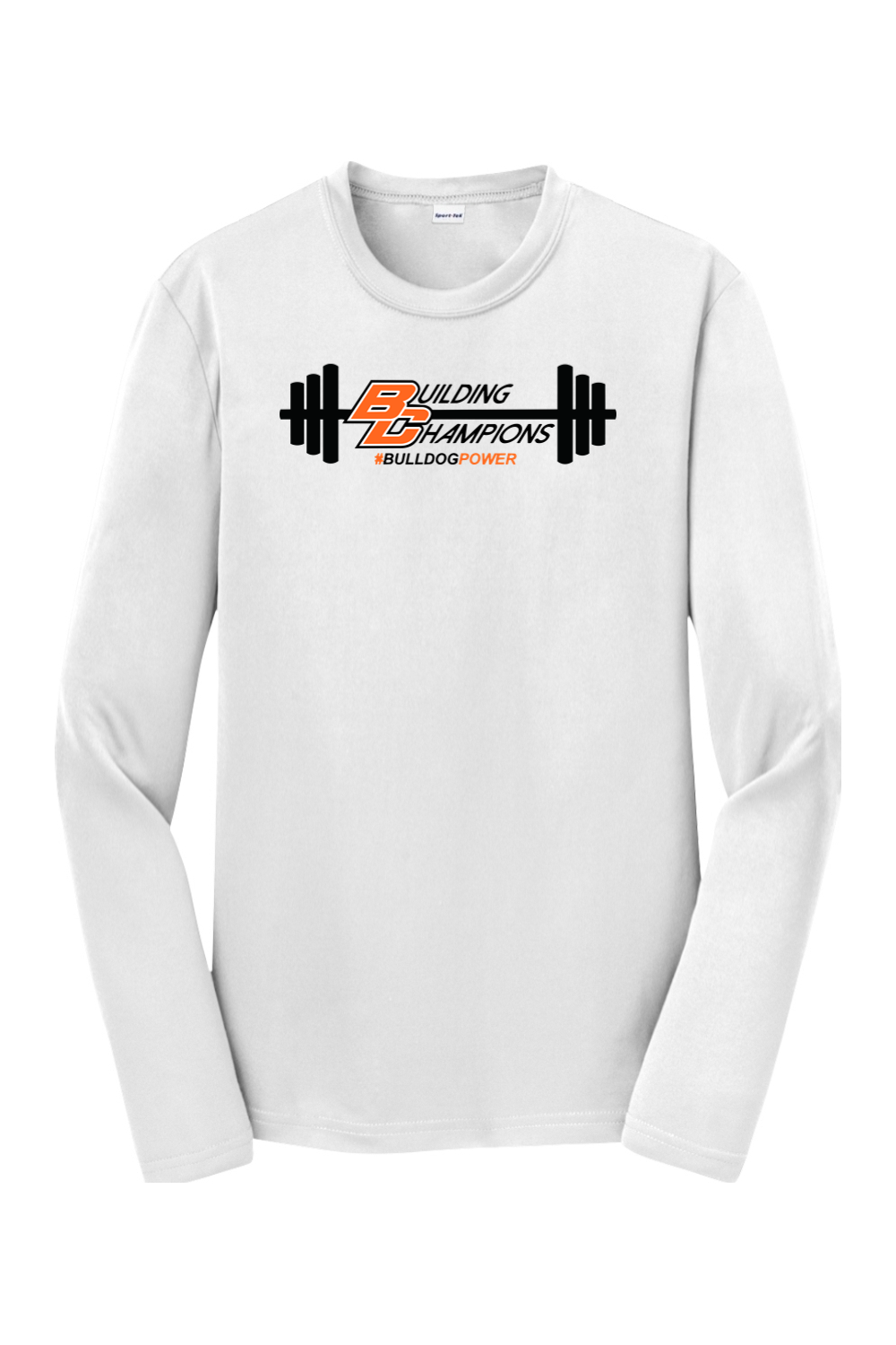 Bulldog Power DTF Youth Long Sleeve Performance Tee