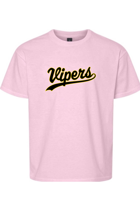 Scottsdale Vipers Baseball Breast Cancer Awareness Youth Softstyle T-Shirt