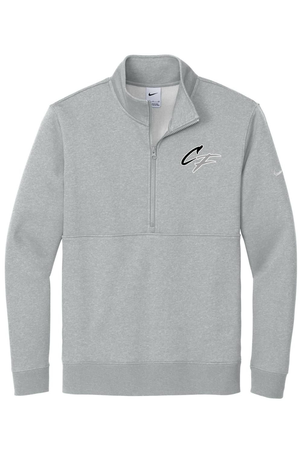 CF Scouts Baseball DTF Nike Club Fleece Sleeve Swoosh 1/2-Zip