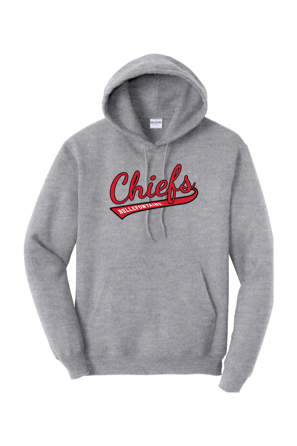 Bellefontaine Chiefs Heavy Blend Hooded Sweatshirt