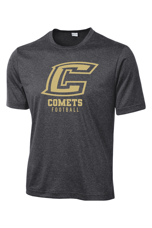 Comets Football DTF Heather Contender Tee
