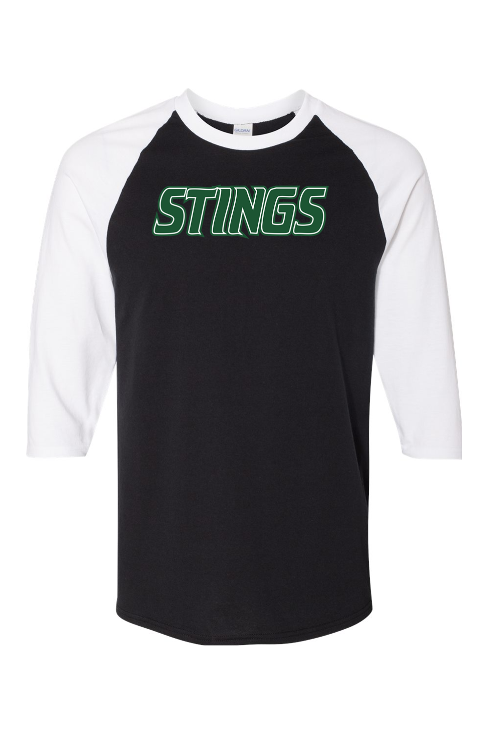 Williamston Stings Heavy Cotton Raglan Three-Quarter Sleeve T-Shirt