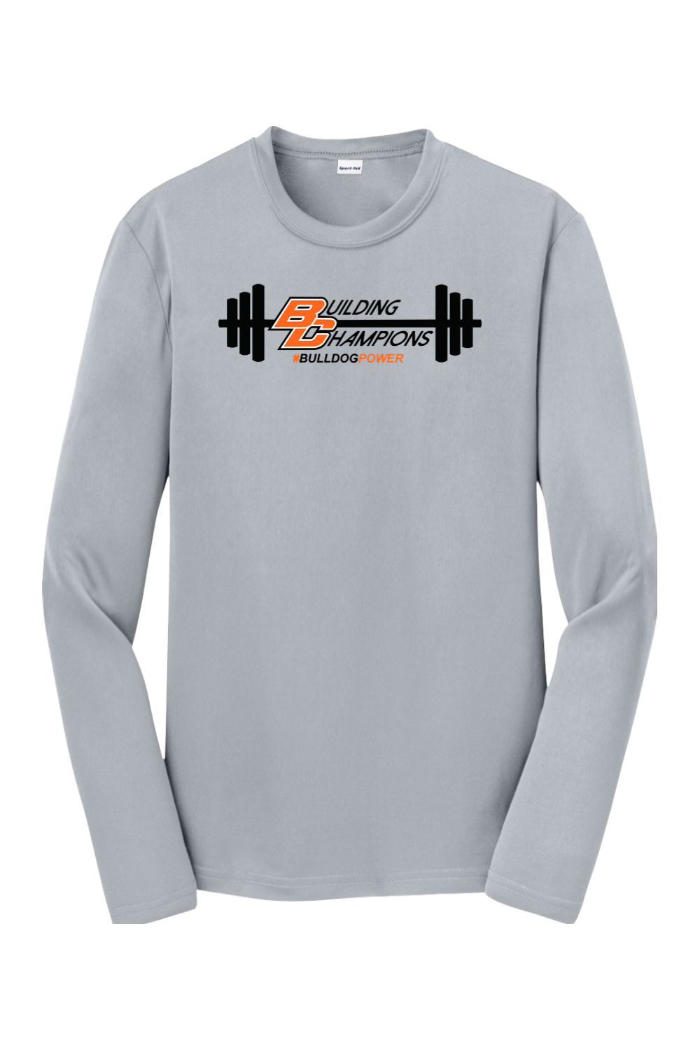 Bulldog Power DTF Youth Long Sleeve Performance Tee