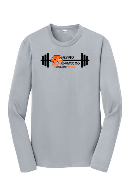 Bulldog Power DTF Youth Long Sleeve Performance Tee