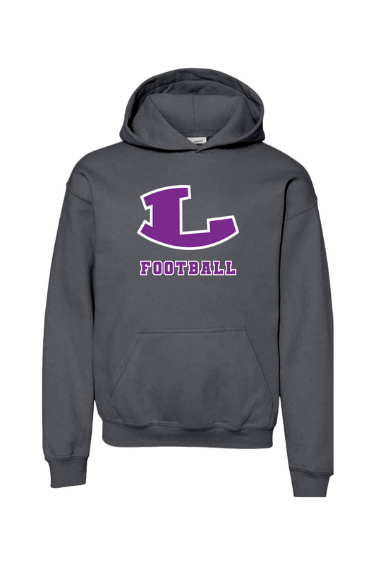 Spartans Football DTF Youth Heavy Blend Hooded Sweatshirt