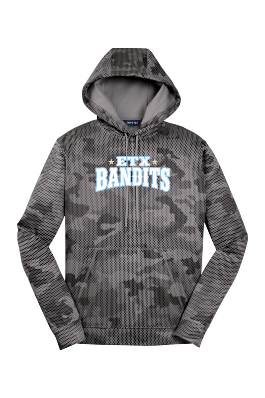 ETX Bandits DTF CamoHex Fleece Hooded Pullover