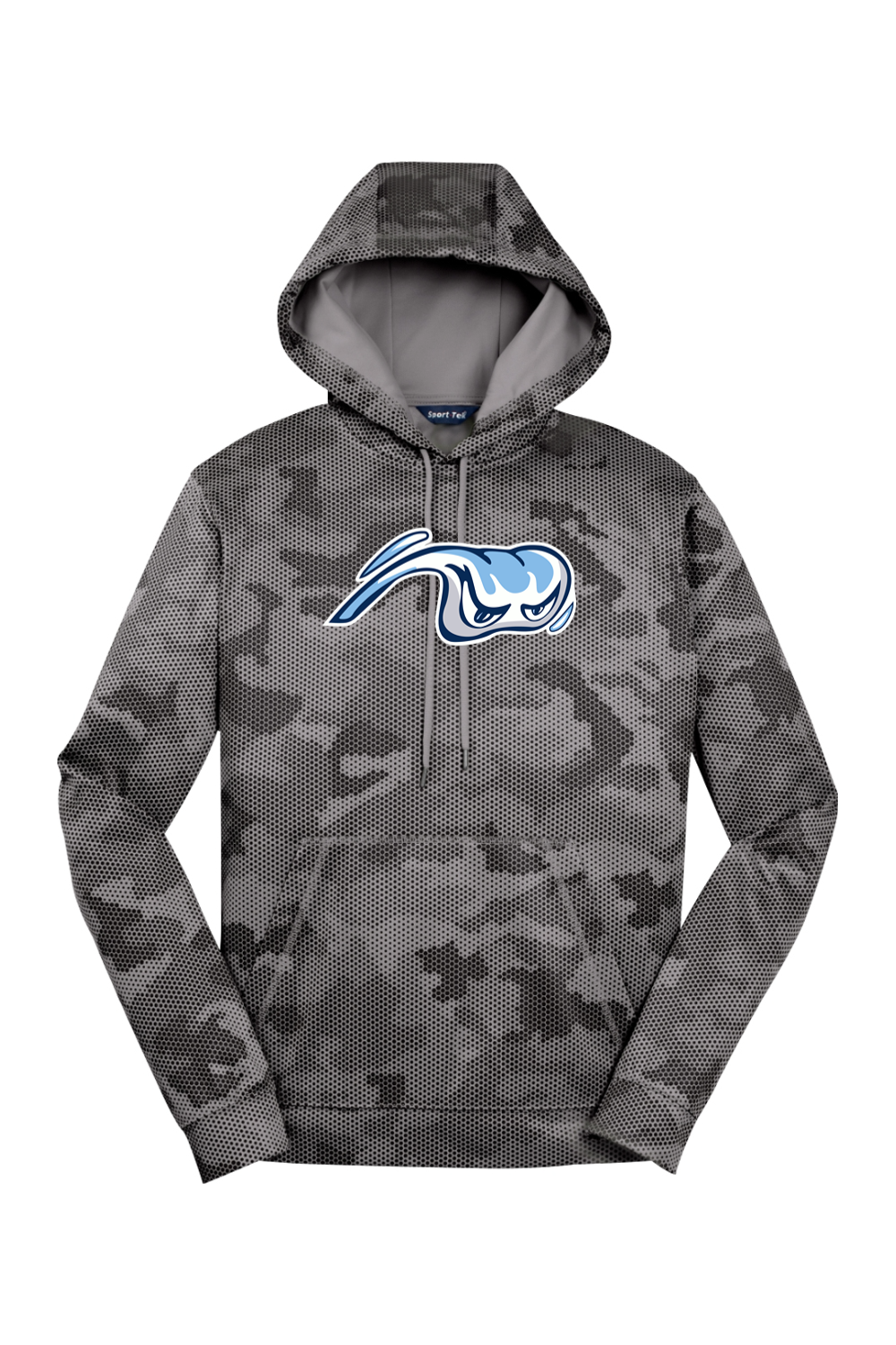 Whitecaps Baseball Sport-Wick CamoHex Fleece Hooded Pullover