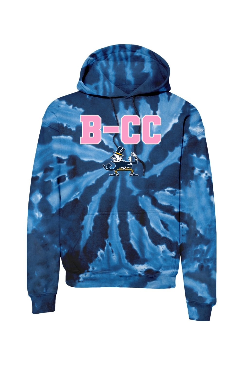 B-CC Wrestling DTF Tie-Dye Pullover Hooded Sweatshirt