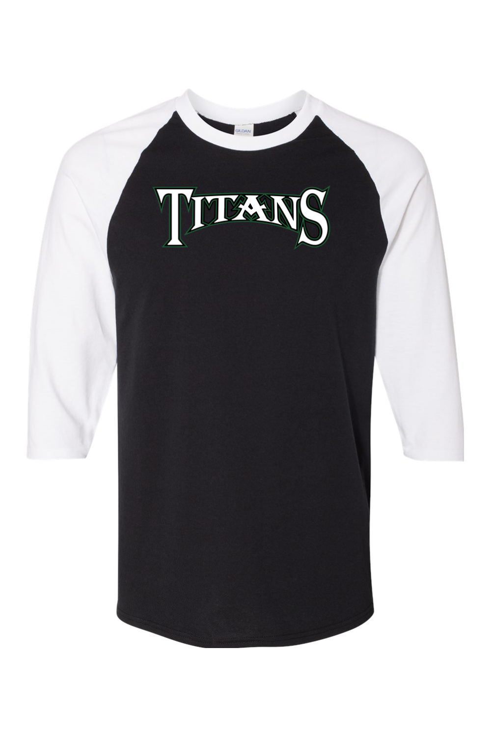 Gildan Heavy Cotton Raglan Three-Quarter Sleeve T-Shirt