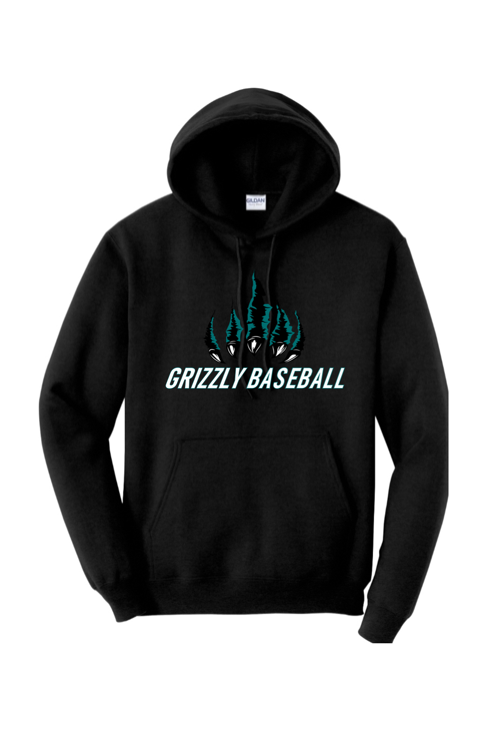 Grizzly's Baseball Heavy Blend Hooded Sweatshirt
