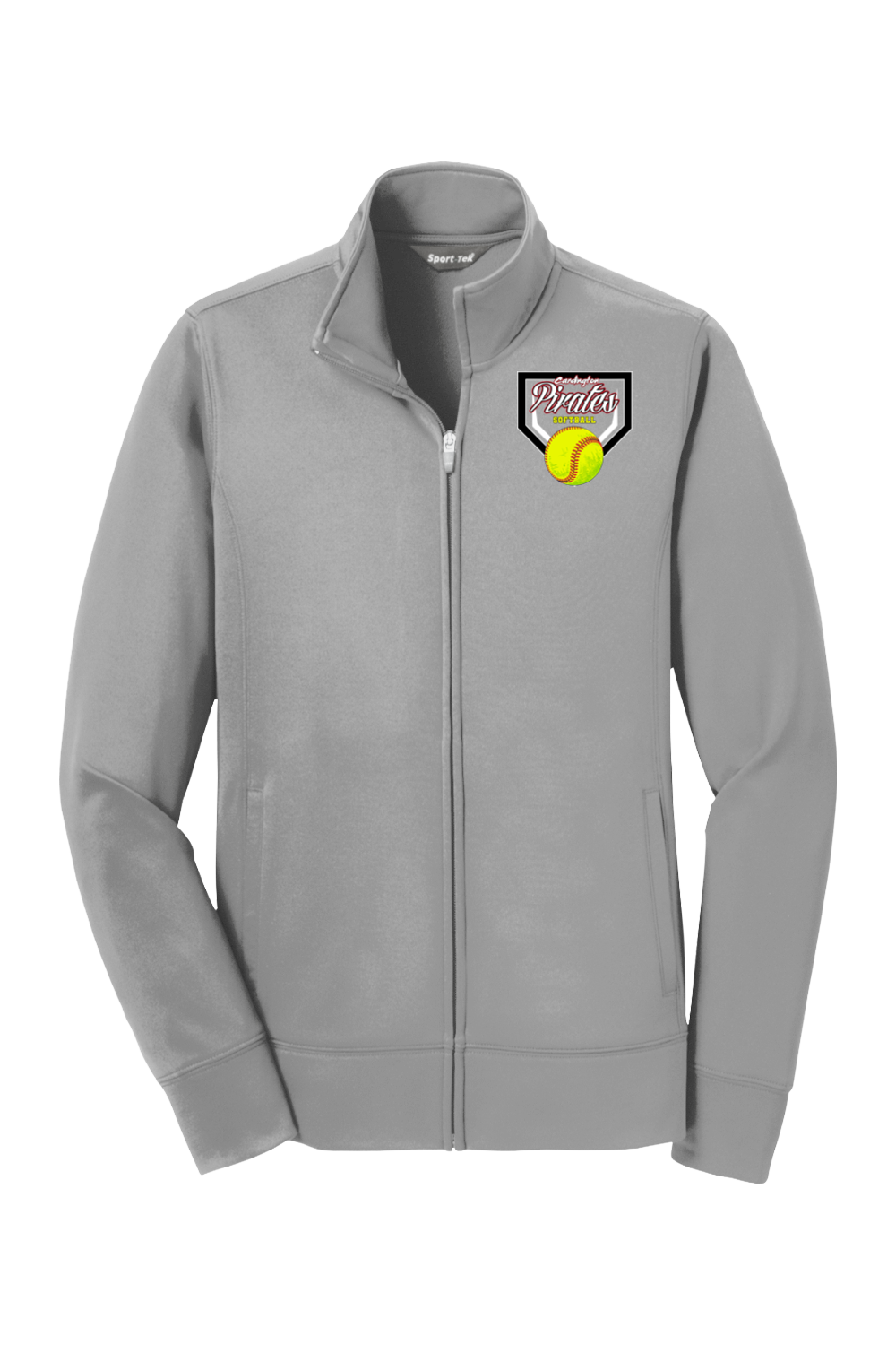 Cardington Pirates Softball DTF Ladies Sport-Wick Fleece Full-Zip Jacket