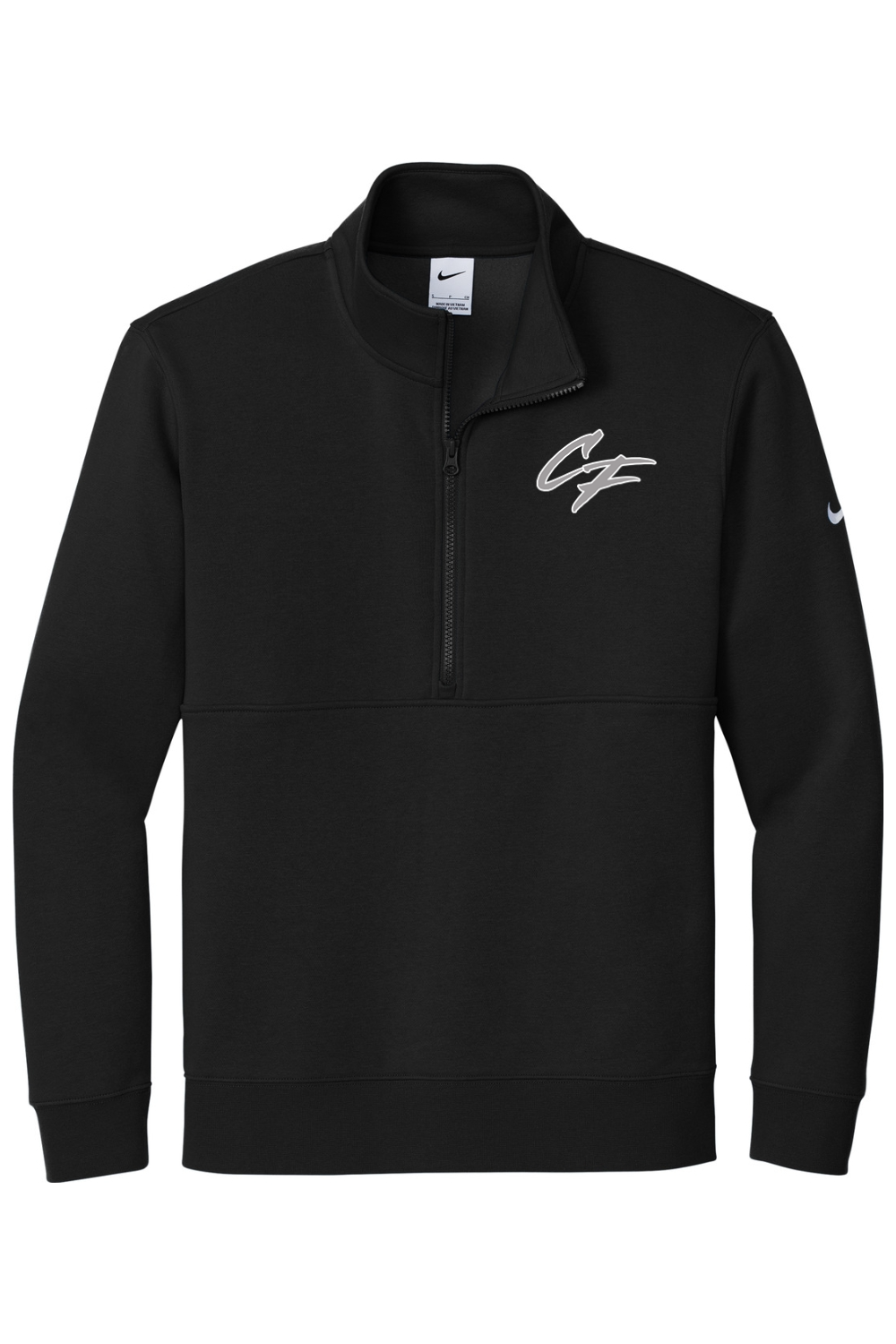 CF Scouts Baseball DTF Nike Club Fleece Sleeve Swoosh 1/2-Zip