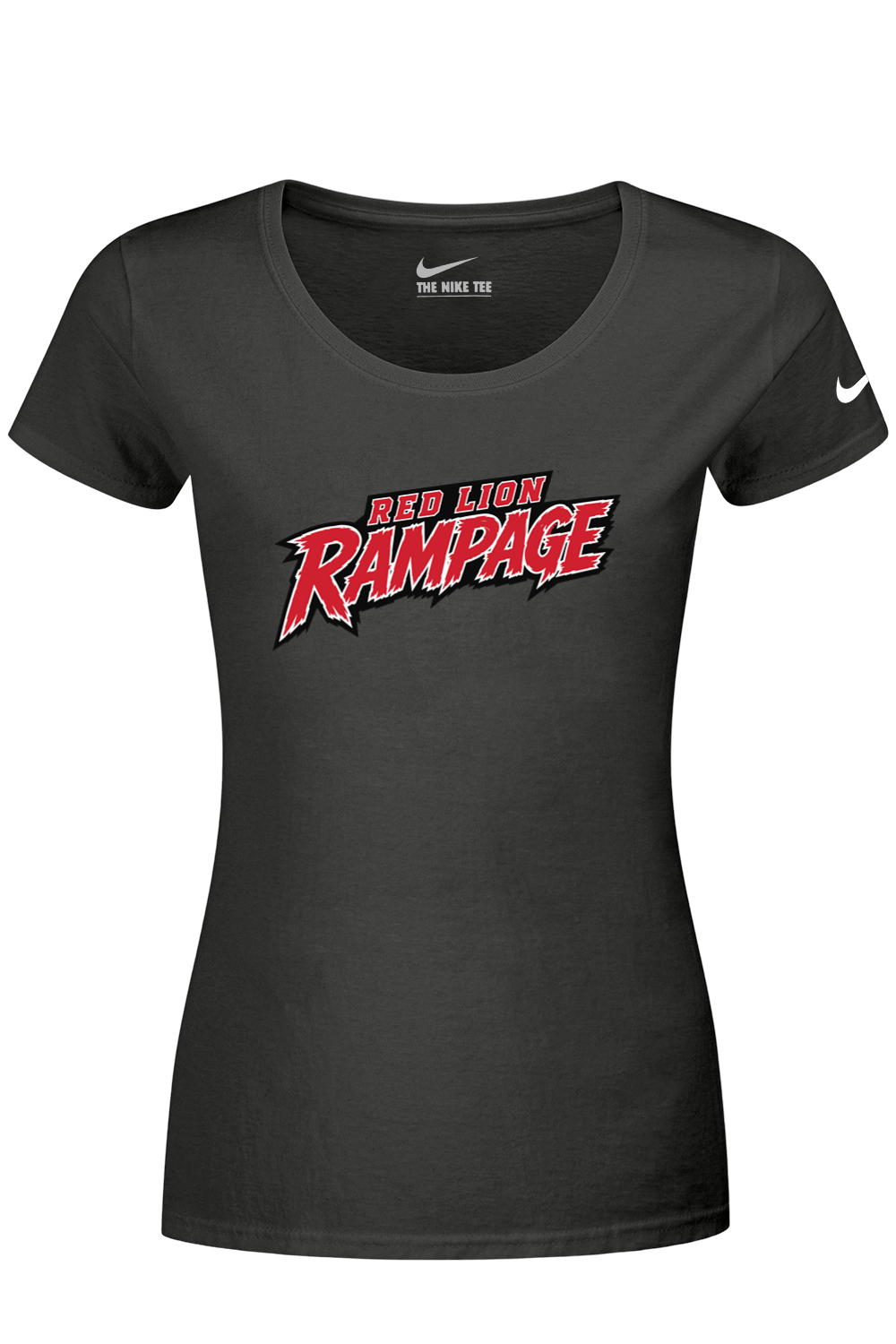 Red Lion Rampage DTF Nike Ladies Dri-FIT Cotton/Poly Scoop Neck Tee