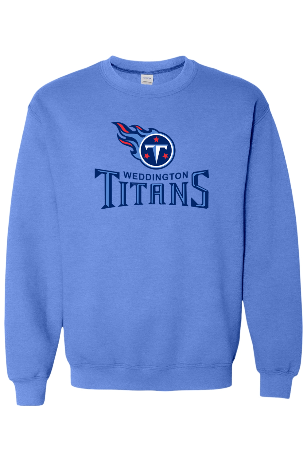 Weddington Titans Football DTF Heavy Blend Crewneck Sweatshirt