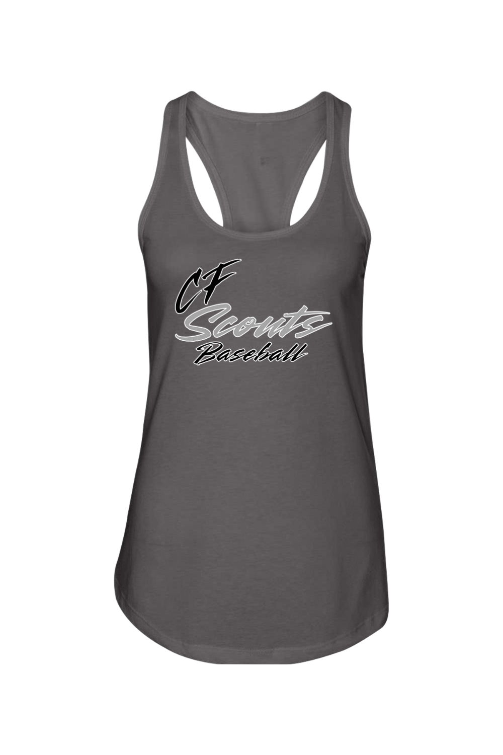 CF Scouts Baseball DTF Ladies Racerback Tank