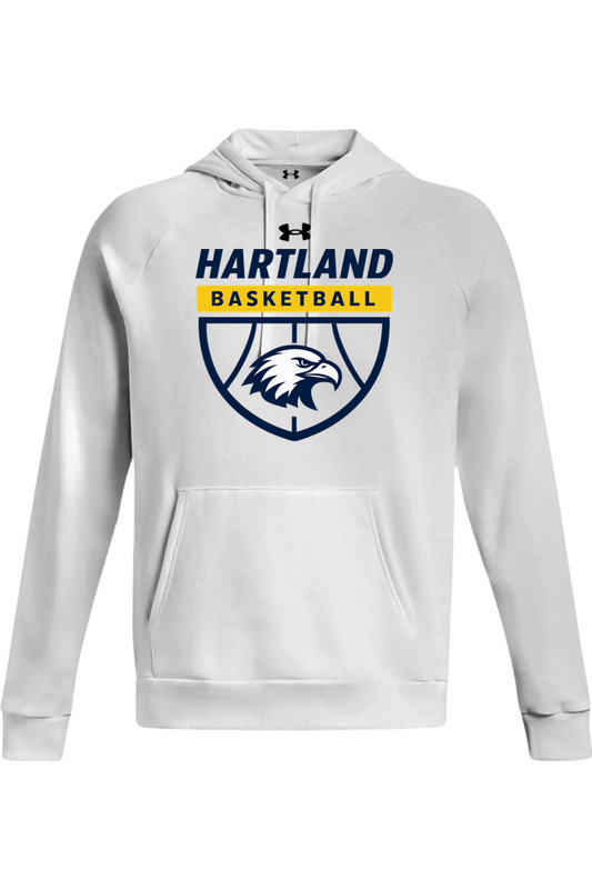 Hartland Basketball Under Armour Men's Rival Fleece Hooded Sweatshirt