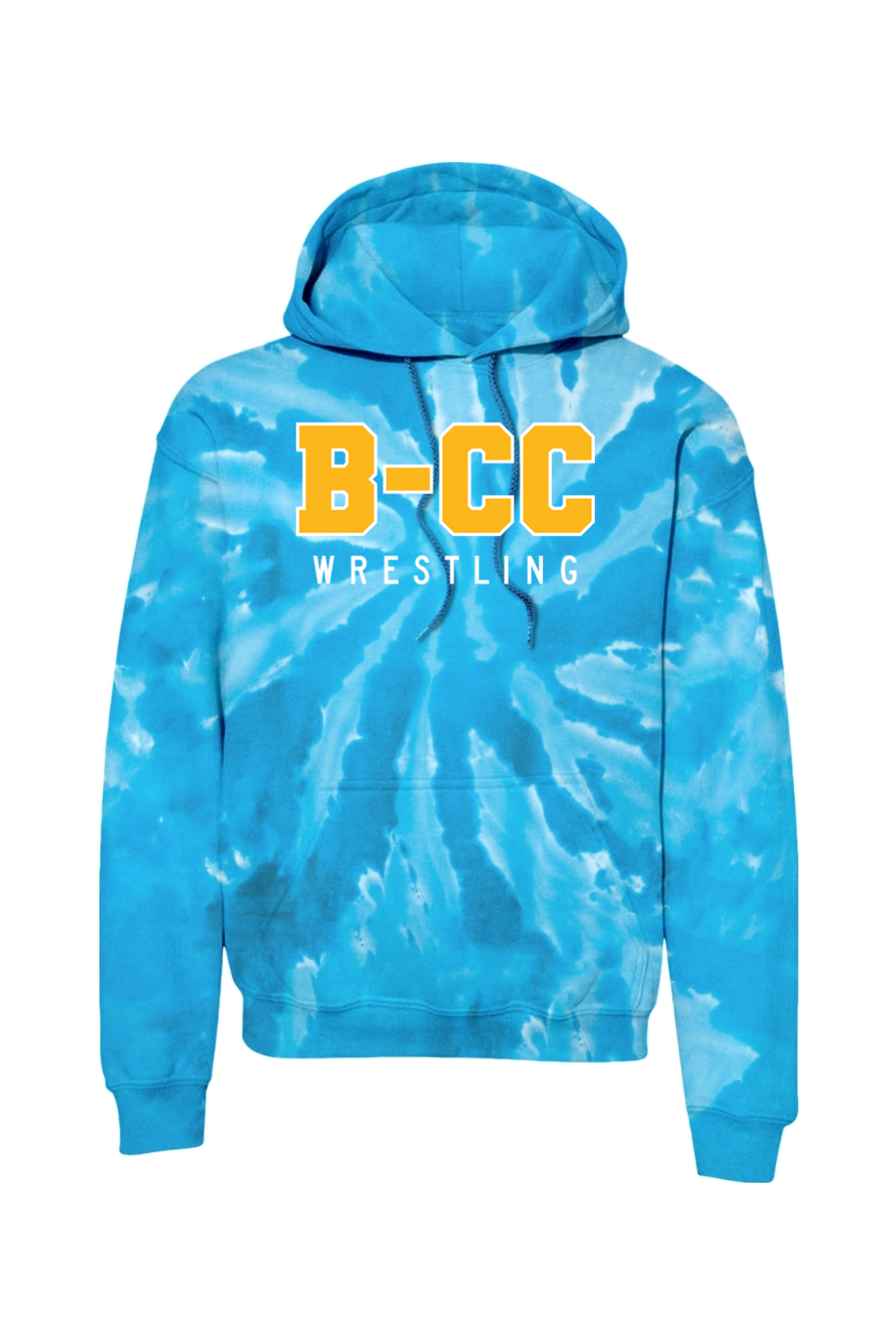 B-CC Wrestling DTF Tie-Dye Pullover Hooded Sweatshirt